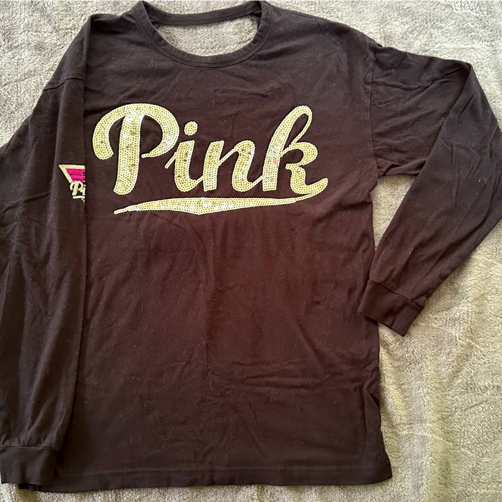 Pink VS cutout shirt